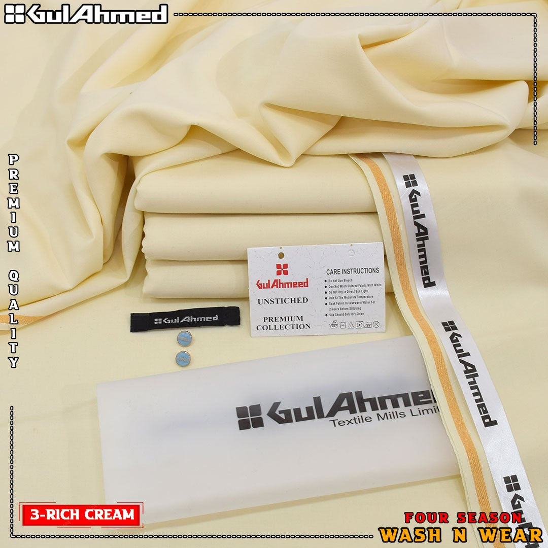 Luxury Wash n Wear by Gul Ahmed – Soft Finish & Comfortable Texture