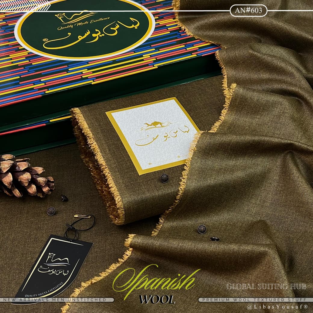 Libas-e-Yousaf Spanish Wool – Premium Four-Season Luxury Fabric