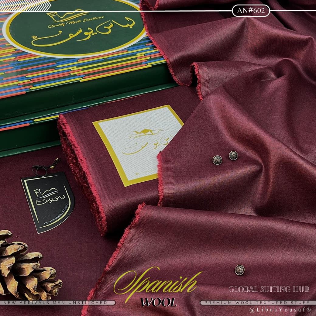 Libas-e-Yousaf Spanish Wool – Premium Four-Season Luxury Fabric