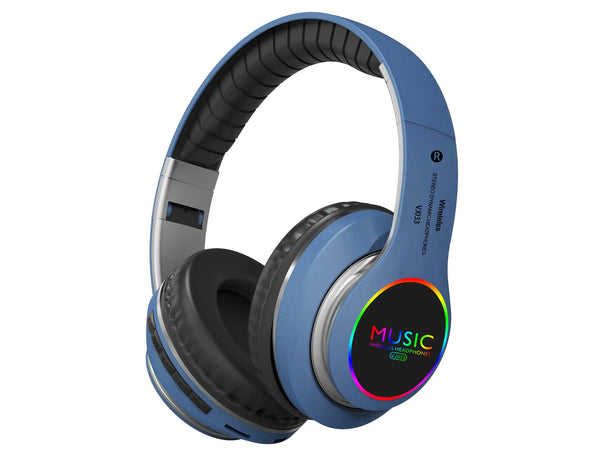 LED Wireless Bluetooth Headphones