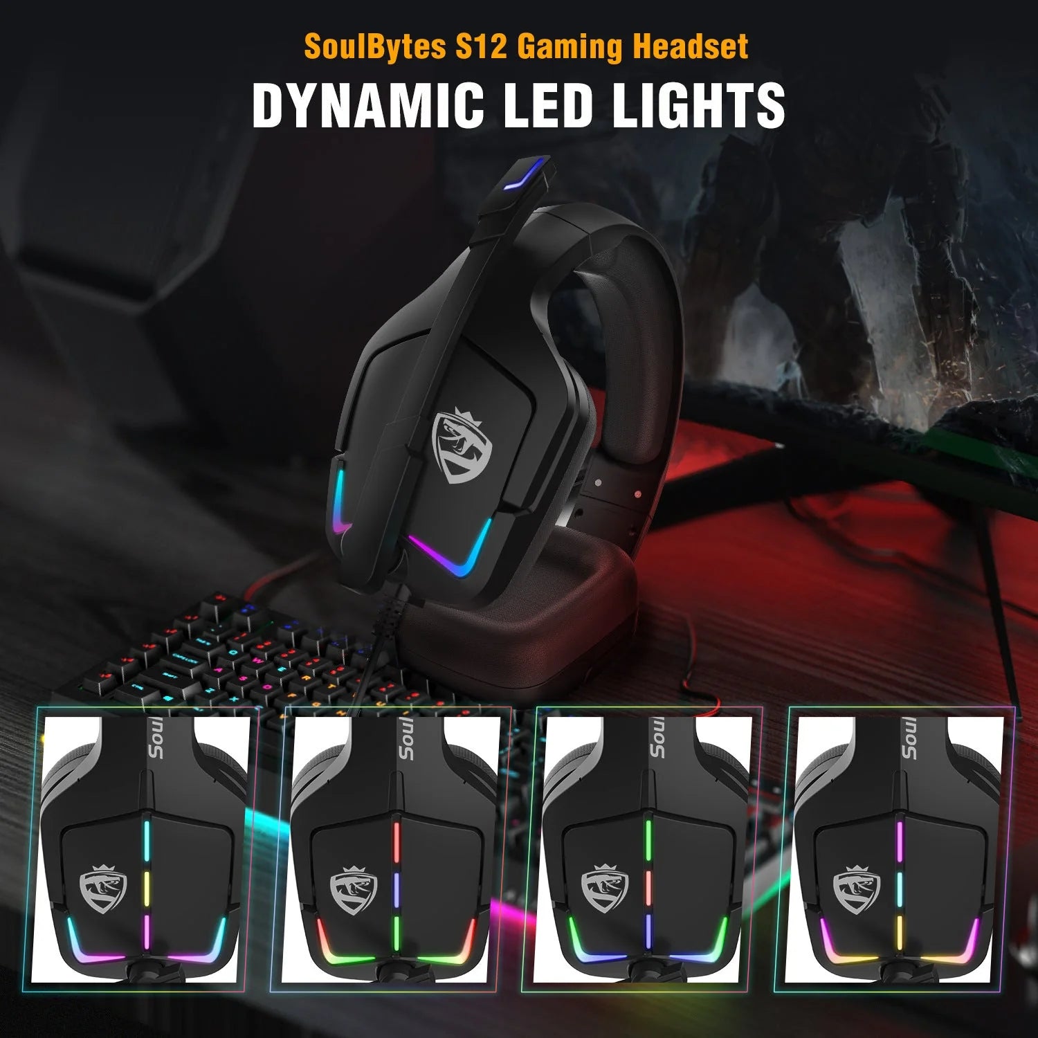 RGB Gaming Wired Headset – PC/PS4