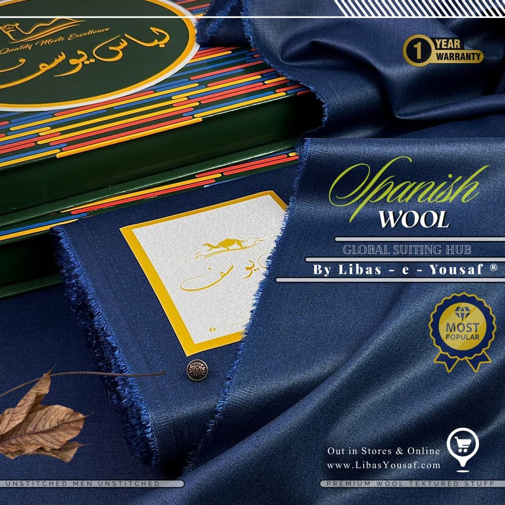 Libas-e-Yousaf Spanish Wool – Premium Four-Season Luxury Fabric